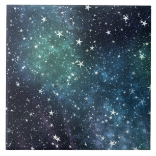 A Star Filled Night Tile