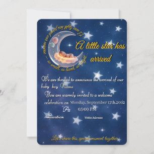 A Star Is Born Baby Shower Invite