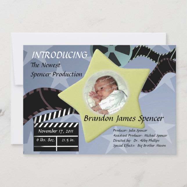 A Star is Born/ Blue Announcement (Front)