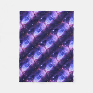 A Star Is Born Purple Blue Fleece Blanket
