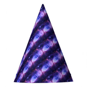 A Star Is Born Purple Blue Party Hat