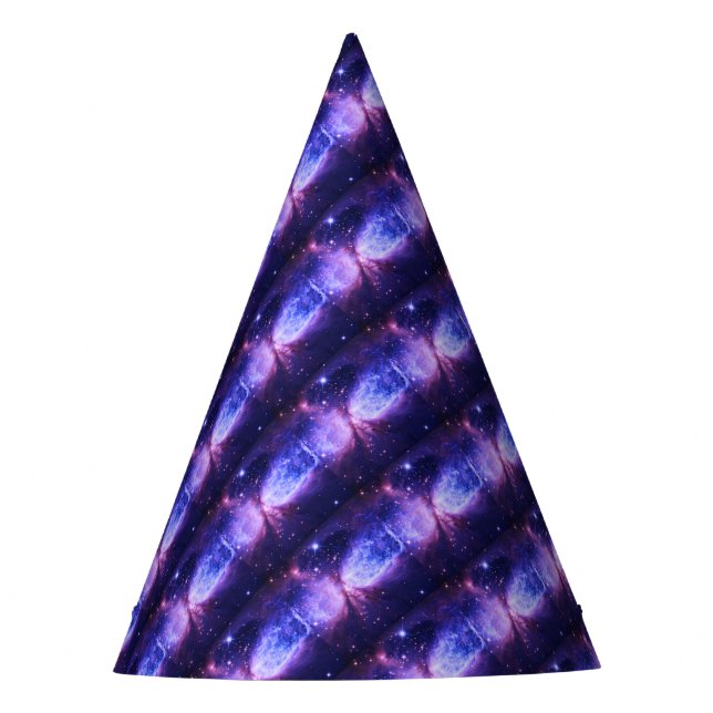 A Star Is Born Purple Blue Party Hat (Front)