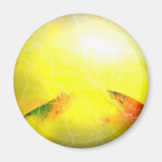 A Star Is Born - Science Fiction Digital Art Magnet (Front)