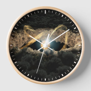 A Star Surrounded By A Protoplanetary Disc Clock