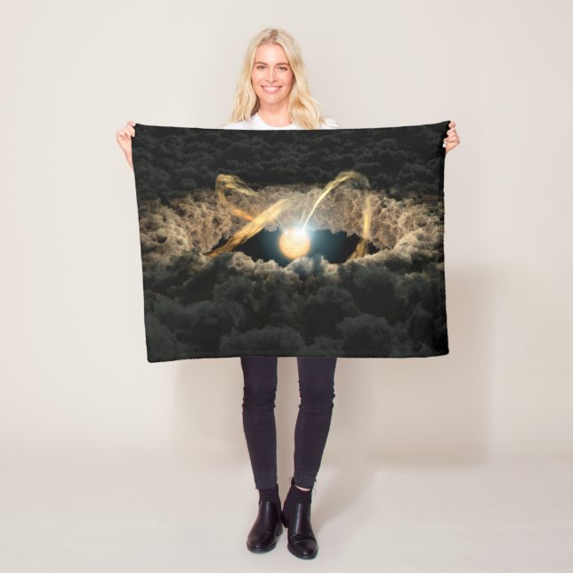 A Star Surrounded By A Protoplanetary Disc Fleece Blanket (In Situ)