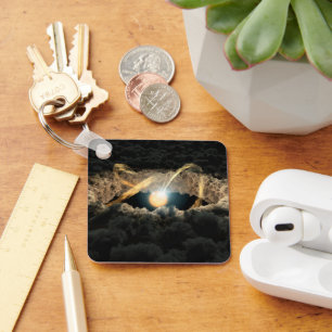 A Star Surrounded By A Protoplanetary Disc Key Ring
