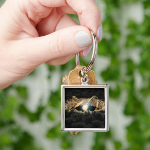 A Star Surrounded By A Protoplanetary Disc Key Ring