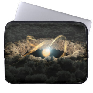 A Star Surrounded By A Protoplanetary Disc Laptop Sleeve