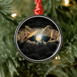 A Star Surrounded By A Protoplanetary Disc Metal Tree Decoration