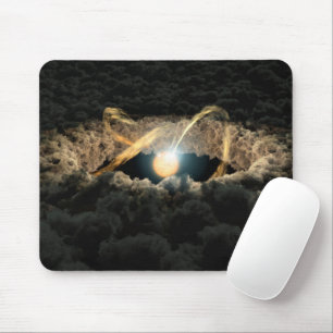 A Star Surrounded By A Protoplanetary Disc Mouse Mat