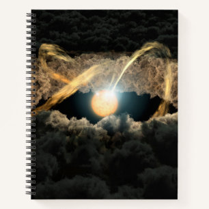 A Star Surrounded By A Protoplanetary Disc Notebook