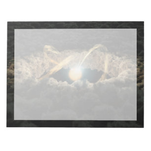A Star Surrounded By A Protoplanetary Disc Notepad