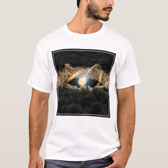 A Star Surrounded By A Protoplanetary Disc T-Shirt (Front)