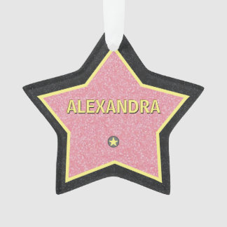 A Star with Your Name on it!  Acrylic Ornament
