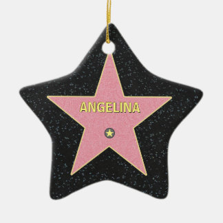 A Star with Your Name on it! Ceramic Tree Decoration