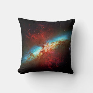 A Starburst Galaxy - Messier 82 (Cigar Galaxy) Cushion
