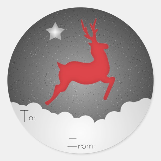 A Starry Night Gift Tag (Front)