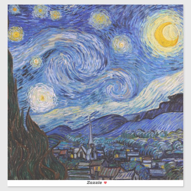 A Starry Night: Saint Remy by Vincent Van Gogh (Sheet)