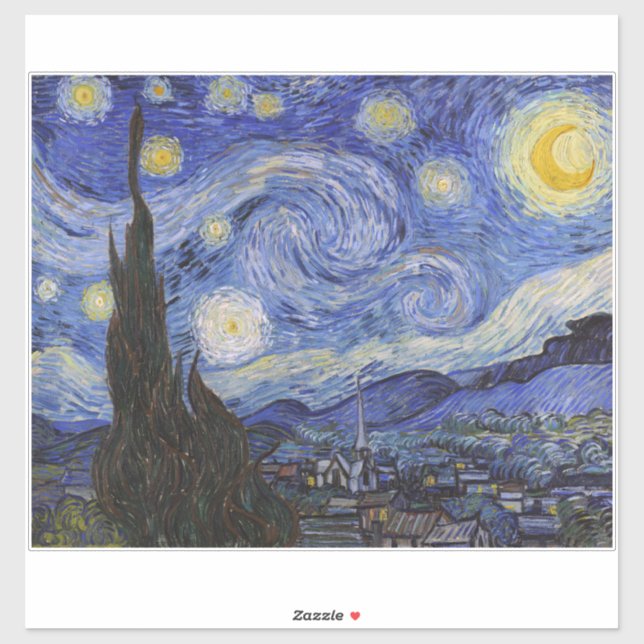 A Starry Night: Saint Remy by Vincent Van Gogh (Sheet)