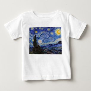 A Starry Night: Saint Remy by Vincent Van Gogh Baby T-Shirt