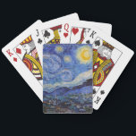 A Starry Night: Saint Remy by Vincent Van Gogh Playing Cards<br><div class="desc">The year is 1889. Vincent Van Gogh is a patient at the Saint-Paul-de-Mausole asylum in Saint-Rémy-de-Provence, France. He is suffering from mental illness, and his doctors have advised him to stay indoors and avoid painting. But Van Gogh cannot resist the urge to create, and he spends his days painting the...</div>