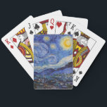 A Starry Night: Saint Remy by Vincent Van Gogh Playing Cards<br><div class="desc">The year is 1889. Vincent Van Gogh is a patient at the Saint-Paul-de-Mausole asylum in Saint-Rémy-de-Provence, France. He is suffering from mental illness, and his doctors have advised him to stay indoors and avoid painting. But Van Gogh cannot resist the urge to create, and he spends his days painting the...</div>