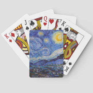 A Starry Night: Saint Remy by Vincent Van Gogh Playing Cards