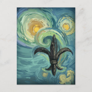 A Starry Night with Underdog Postcards