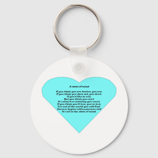 A State of Mind Key Ring (Front)