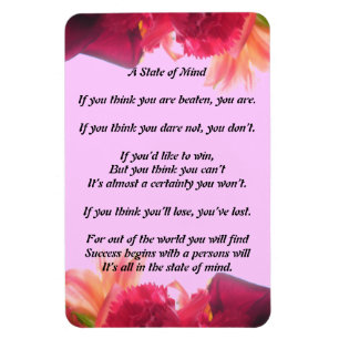A State of Mind Poem Magnet