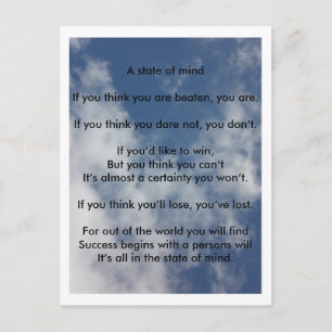 A State of Mind Postcard