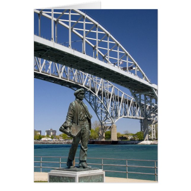 A statue of Thomas Edison by local artist Mino (Front)