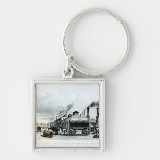 A Steam-Engine Manufactory and Iron Works Key Ring (Front)