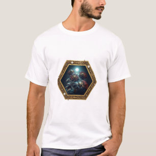 A Steampunk Hummingbird  In A Steampunk Frame T-Shirt