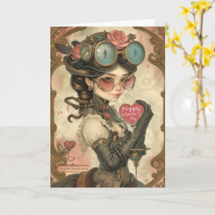 A Steampunk Valentine Card