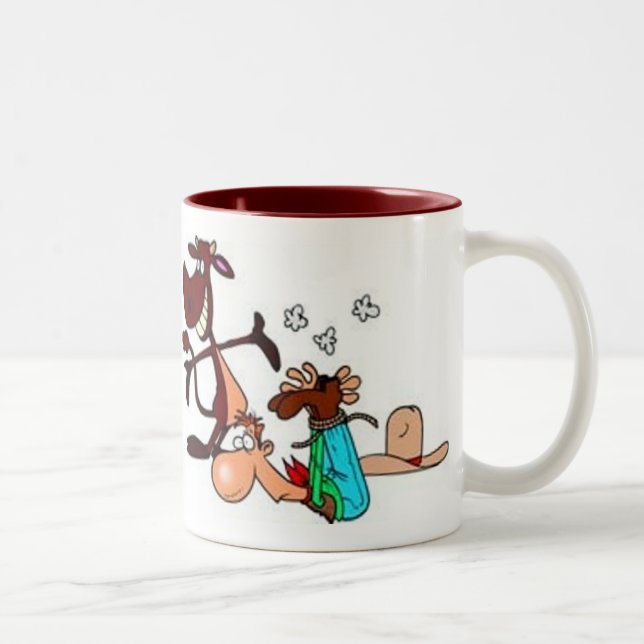 A Steer's Revenge Two-Tone Coffee Mug (Right)