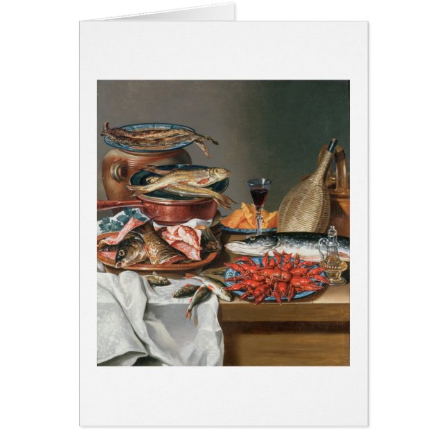 A Still Life of a Fish, Trout and Baby Lobsters, 1 (Front)