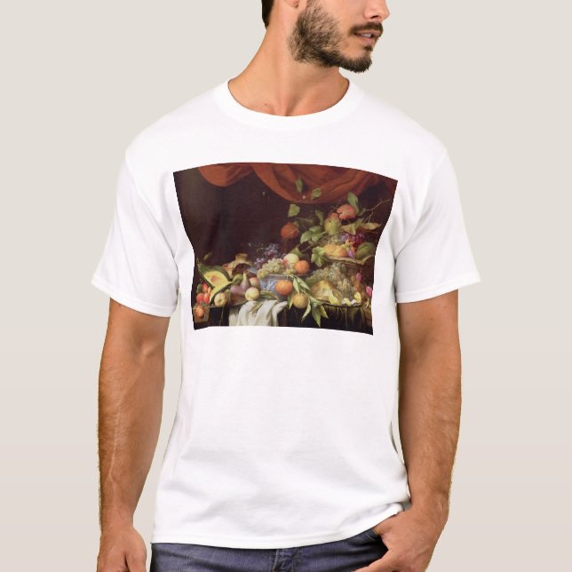 A Still Life of Fruit on a Draped Ledge T-Shirt (Front)
