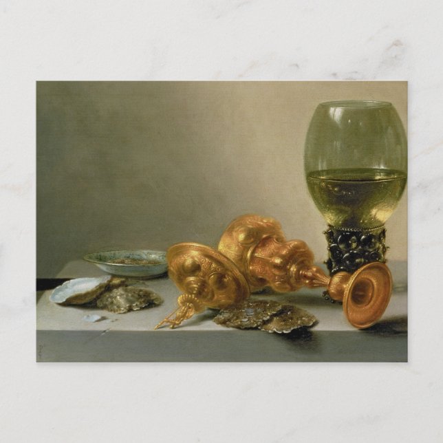 A Still Life with a Roemer and a Gilt Cup Postcard (Front)