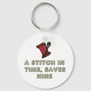 A Stitch In Time Key Ring