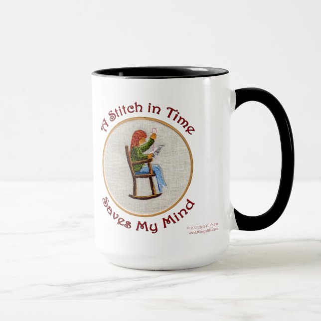 A Stitch in Time Mug (Right)