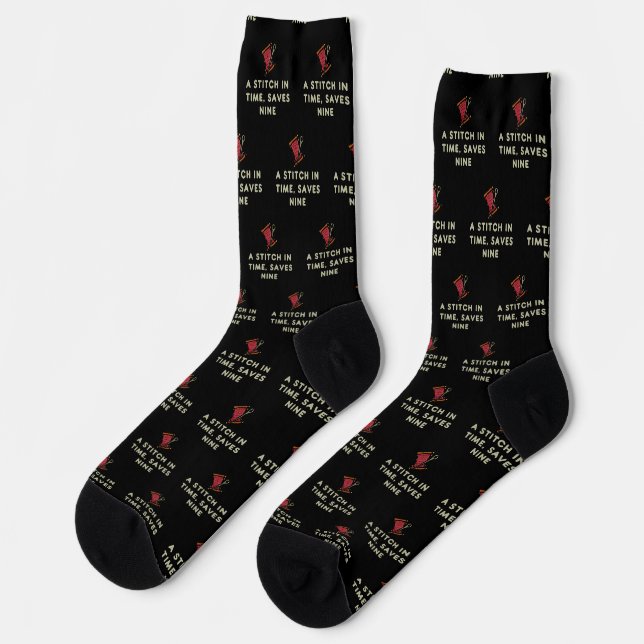 A Stitch In Time Socks (Left)
