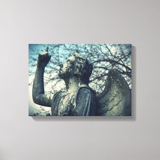A Stone Angel Canvas Print (Front)