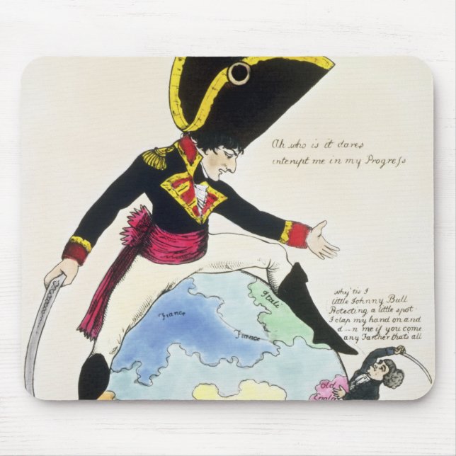 A Stoppage to a Stride over the Globe, 1803 Mouse Mat (Front)