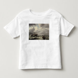 A Storm at Sea (oil on panel) Toddler T-Shirt