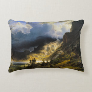 A Storm in the Rocky Mountains, Mount Rosalie Decorative Cushion