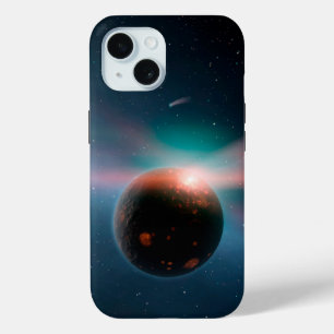 A Storm Of Comets In The Eta Corvi System. iPhone 15 Case