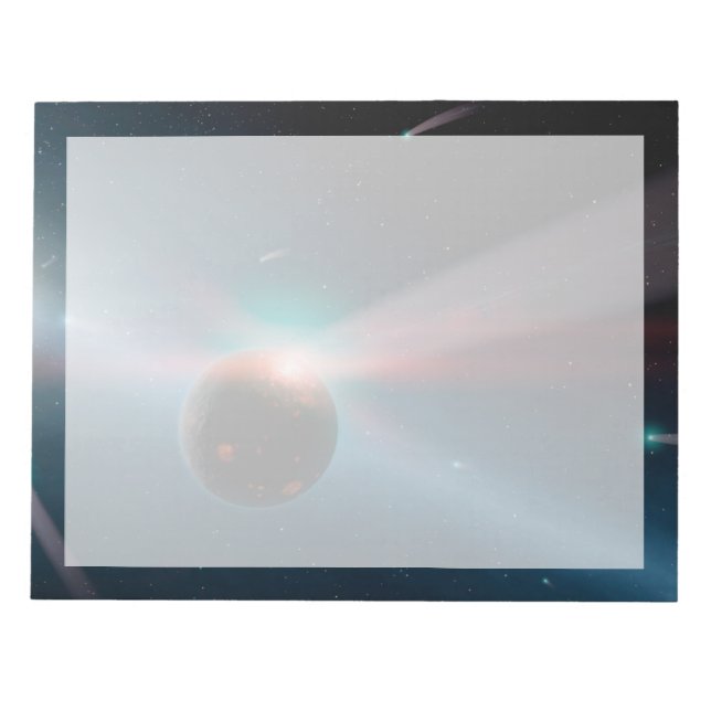 A Storm Of Comets In The Eta Corvi System. Notepad (Front)