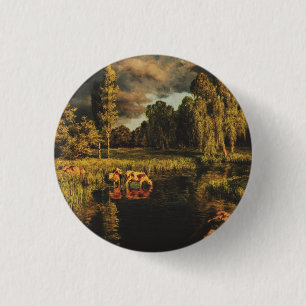 A storm on the horizon by Ivan Fedorovich Choultse 3 Cm Round Badge