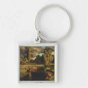 A storm on the horizon by Ivan Fedorovich Choultse Key Ring